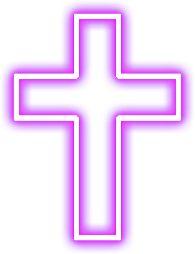 Neon Crucifix