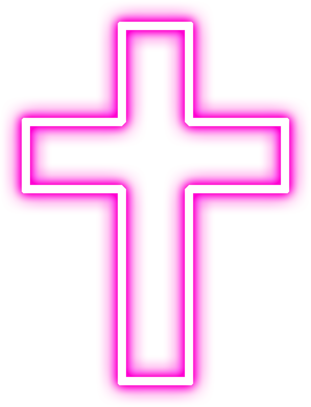 Neon Crucifix